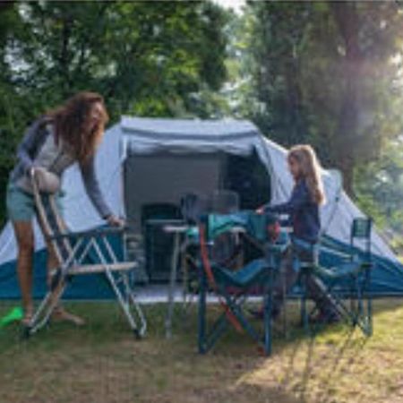 Plestin-les-Grèves Les Hortensias Grande Tente Familiale Deux Chambres Et Sejour Vue Mer Sur Camping Nature מראה חיצוני תמונה