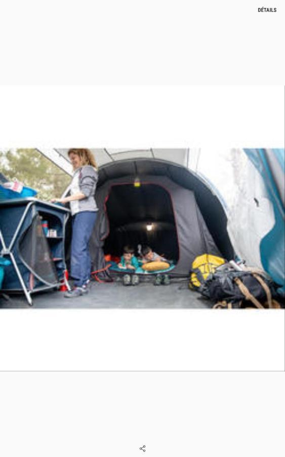 Plestin-les-Grèves Les Hortensias Grande Tente Familiale Deux Chambres Et Sejour Vue Mer Sur Camping Nature מראה חיצוני תמונה